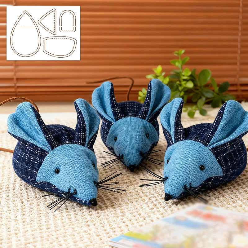 YOMDID 1pc Handmade Mouse Sewing Template DIY Mouse Pattern PET Quilting Template DIY Home Decor Sewing Supplies & Accessories