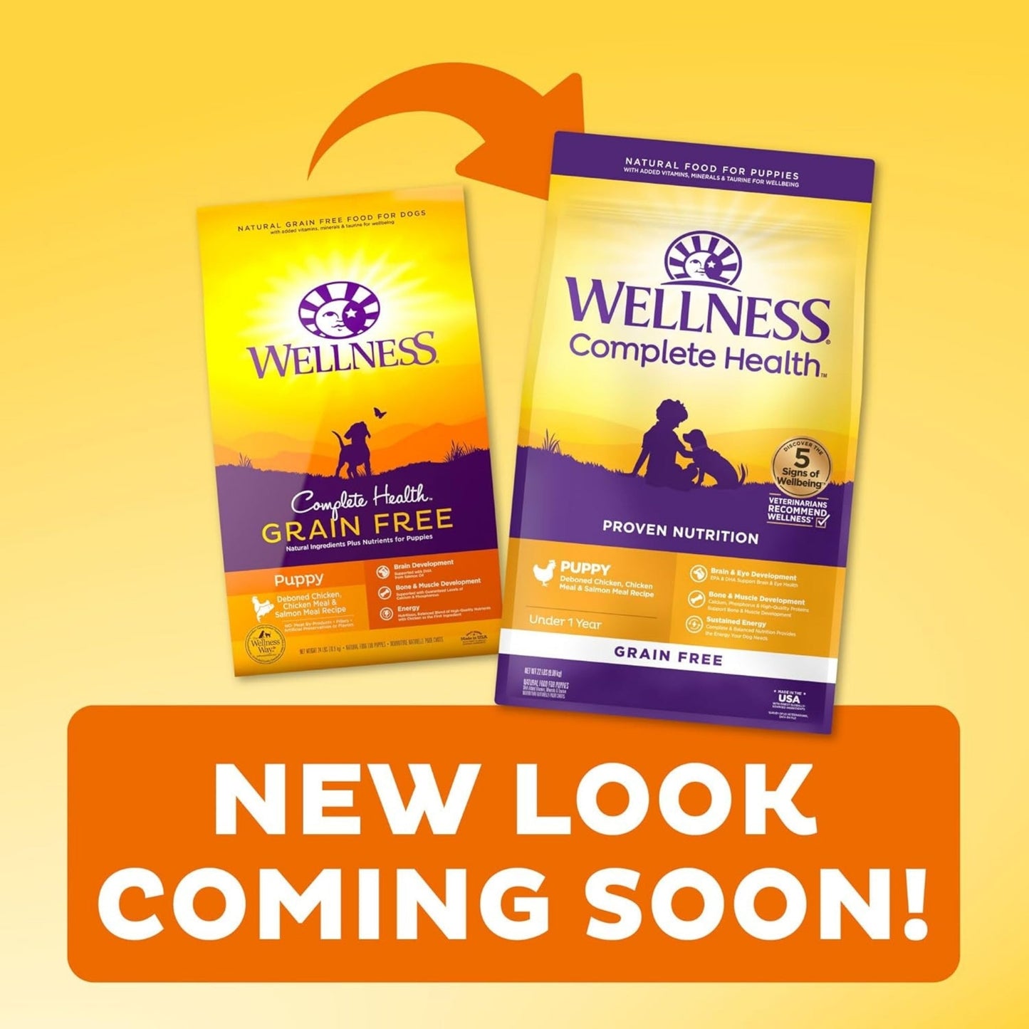 Wellness Complete Health Grain-free 22Lb Puppy Chicken Salmon