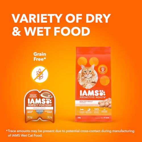 IAMS Perfect Portions Chicken & Tuna Cuts in Gravy – 12 Trays (24 Servings)