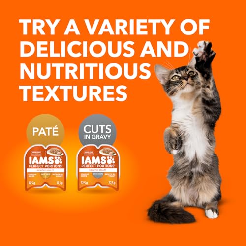 IAMS Perfect Portions Chicken & Tuna Cuts in Gravy – 12 Trays (24 Servings)