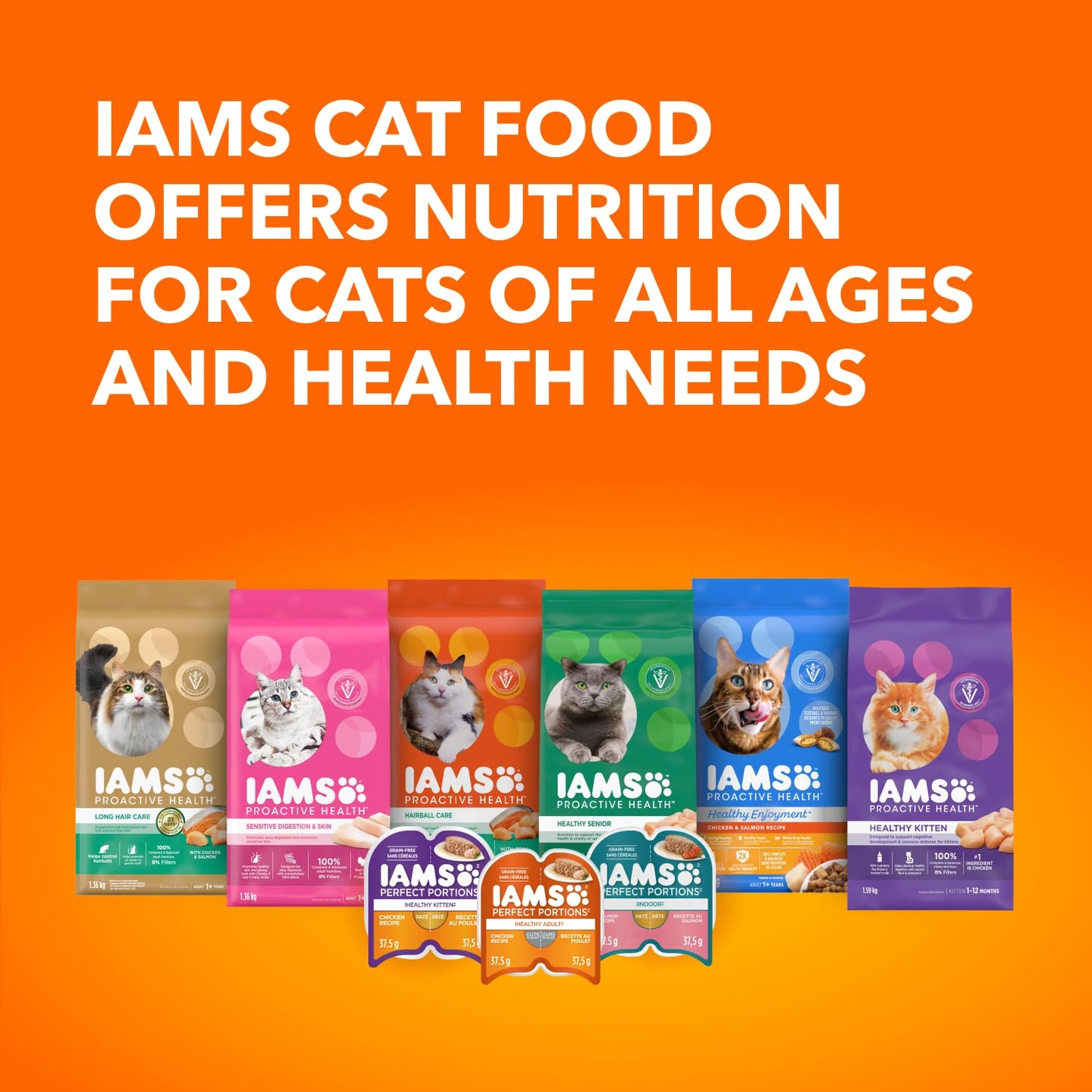 IAMS Perfect Portions Chicken & Tuna Cuts in Gravy – 12 Trays (24 Servings)