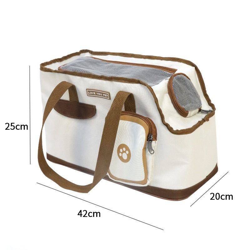 Folding Pet Diaper Bag & Cat Space Capsule Backpack – Breathable, Portable & Large Capacity Travel Carrier