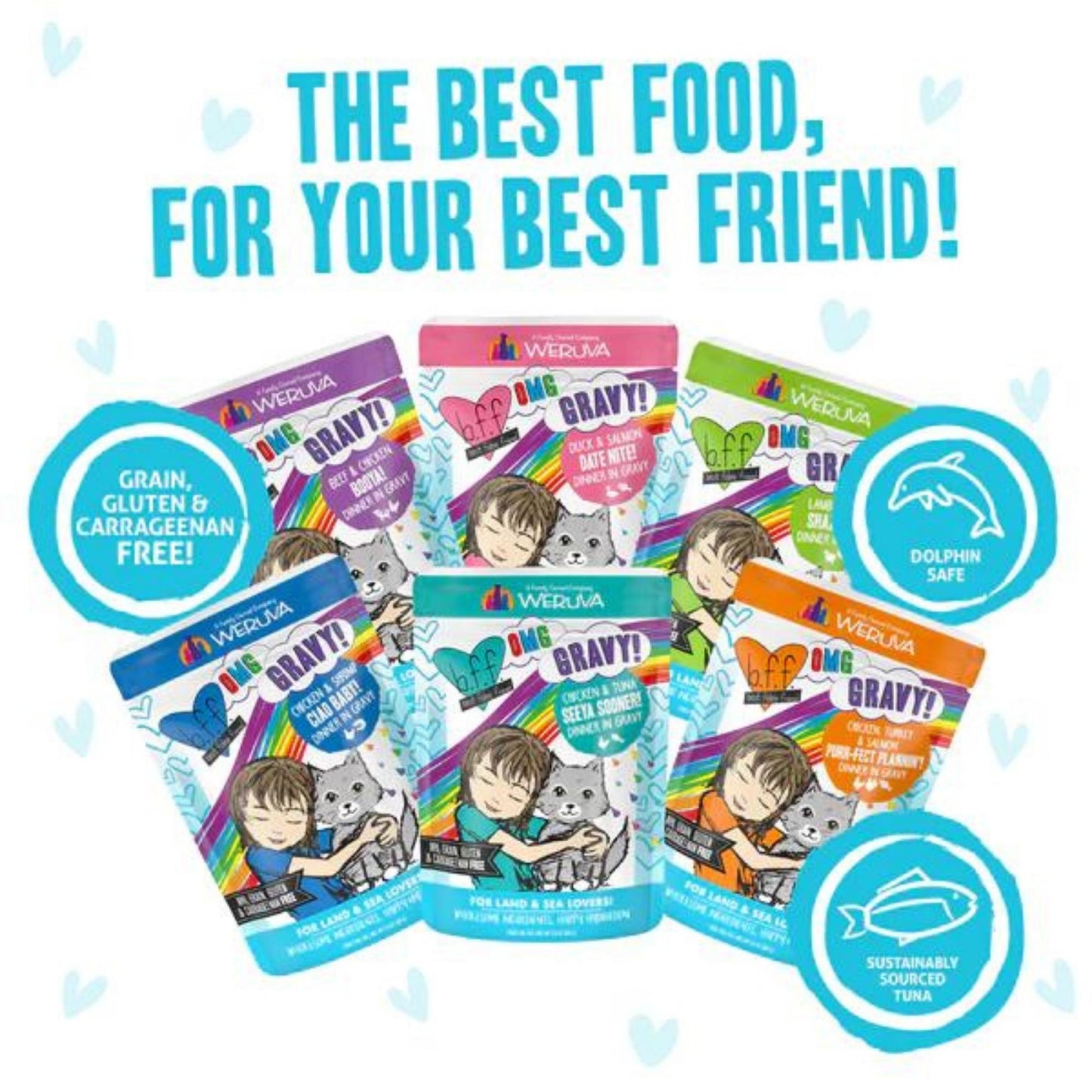 Potluck O’ Pouches Variety Pack – 12 Pouches (5 Flavor Combo, Grain-Free, High-Protein)