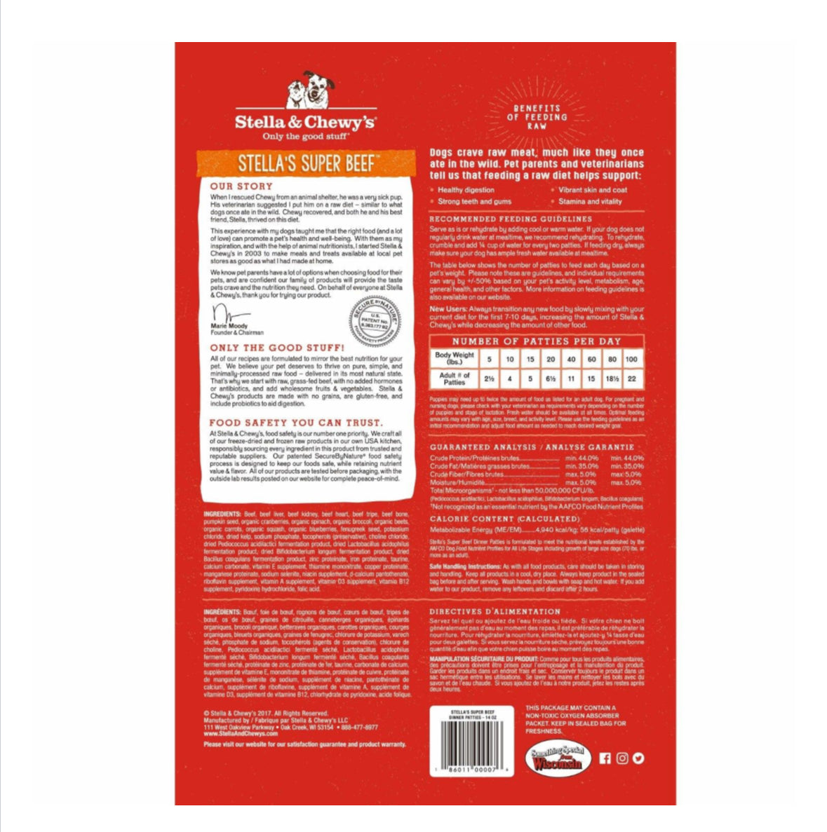 Stella & Chewy’s Freeze-Dried Beef Dinner Patties – Raw Nutrition for Dogs | Edmonton - Maple Pets