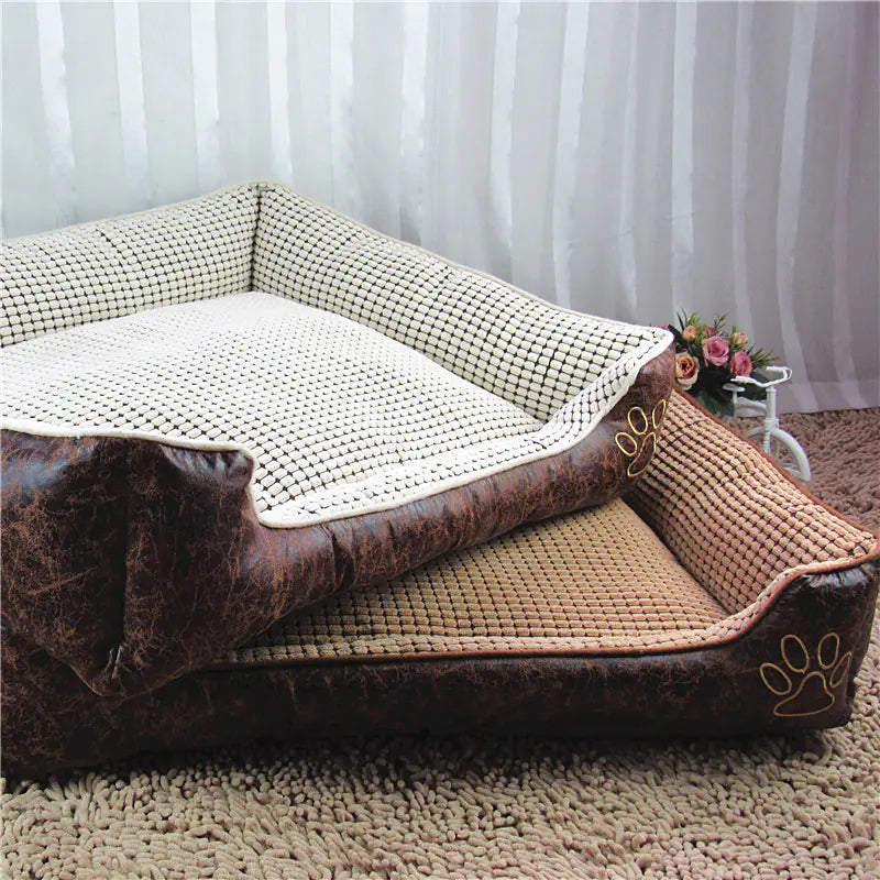 Luxurious All-Season Pet Nest Dog Bed – Washable & Cozy Comfort for All Breeds