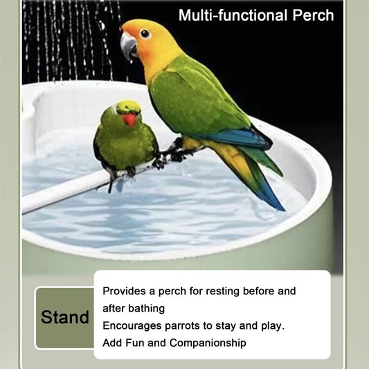 Pet Parrot USB Powered Bathtub Automatic Bird Bath Parrot Bath For Cage Indoor Parakeet Parrot Finch Cockatiel Conure Lovebird
