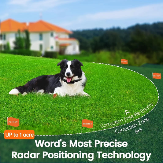 Pet Fencing System Dog Shock Collar Fence GPS Wireless Dog Electric Fence