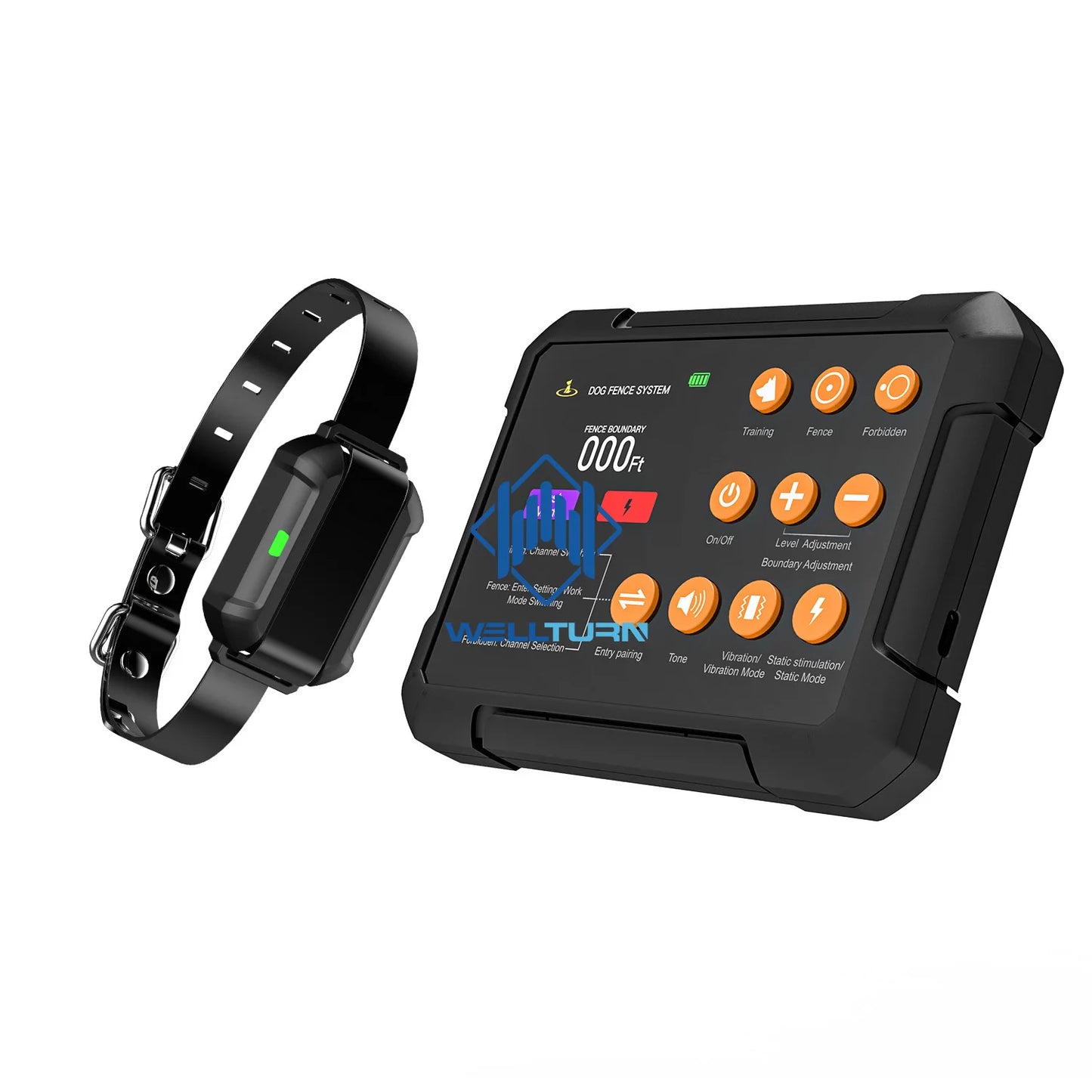 Pet Fencing System Dog Shock Collar Fence GPS Wireless Dog Electric Fence