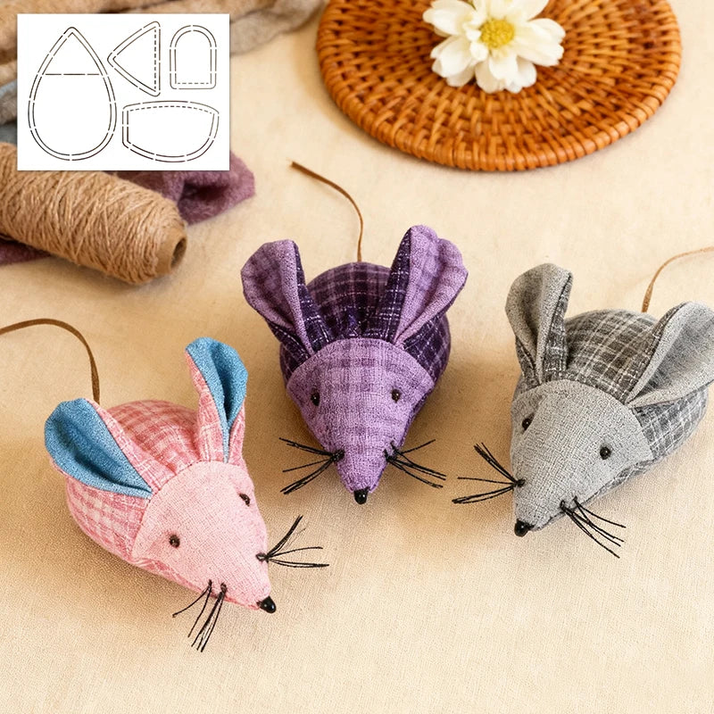 YOMDID 1pc Handmade Mouse Sewing Template DIY Mouse Pattern PET Quilting Template DIY Home Decor Sewing Supplies & Accessories