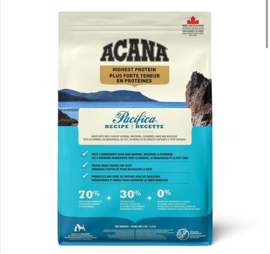 ACANA Highest Protein Pacifica Recipe – Grain-Free Best Dog Food with Whole Fish | Near Me - Maple Pets