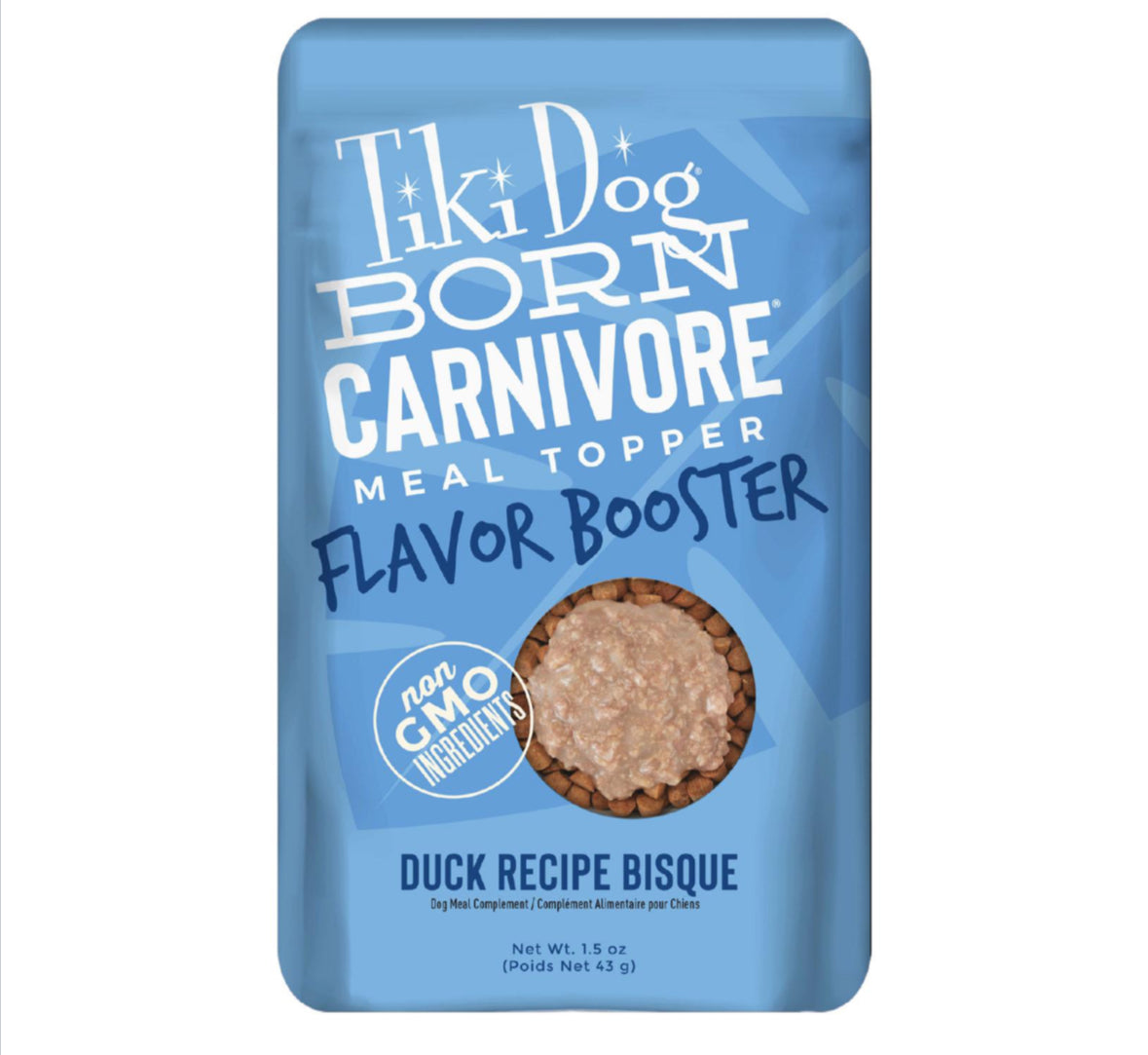 Tiki Dog Born Carnivore Duck Recipe Bisque Meal Topper | Kitchener - Maple Pets