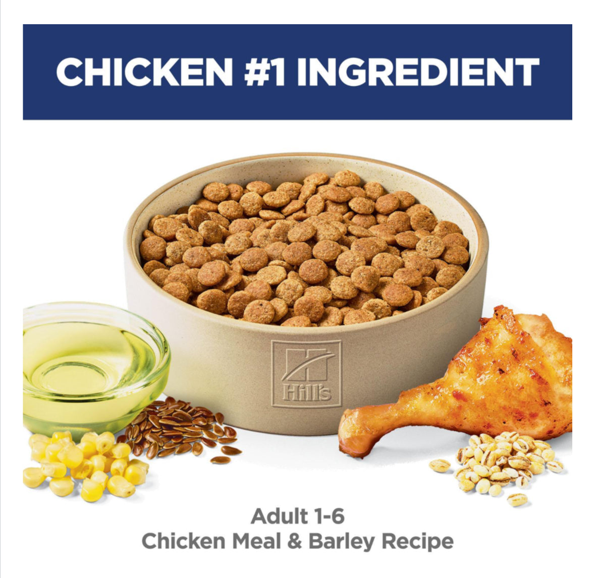 Hill's Science Diet Adult Best Dog Food - Chicken & Barley Best Recipe for Optimal Health & Vitality - Maple Pets