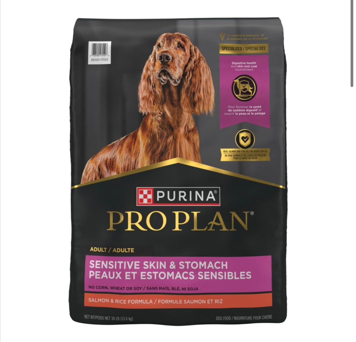 Purina Pro Plan Sensitive Skin & Stomach Salmon & Rice Dog Food – Best for Digestive Health - Maple Pets