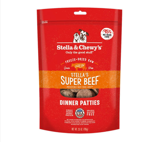 Stella & Chewy’s Freeze-Dried Beef Dinner Patties – Raw Nutrition for Dogs | Edmonton - Maple Pets