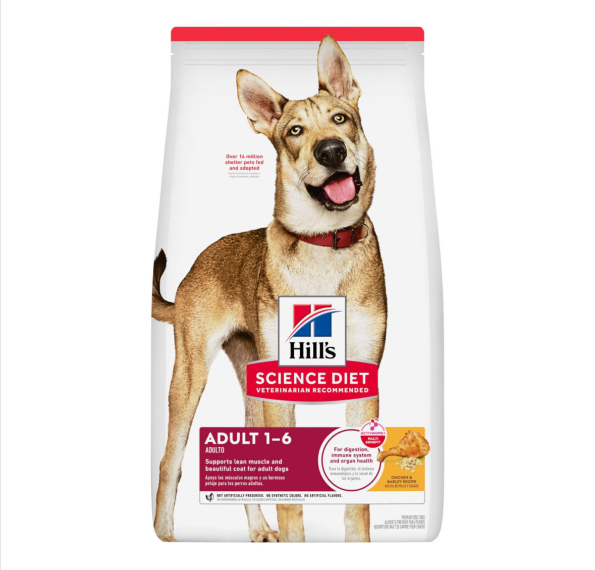 Hill's Science Diet Adult Best Dog Food - Chicken & Barley Best Recipe for Optimal Health & Vitality - Maple Pets