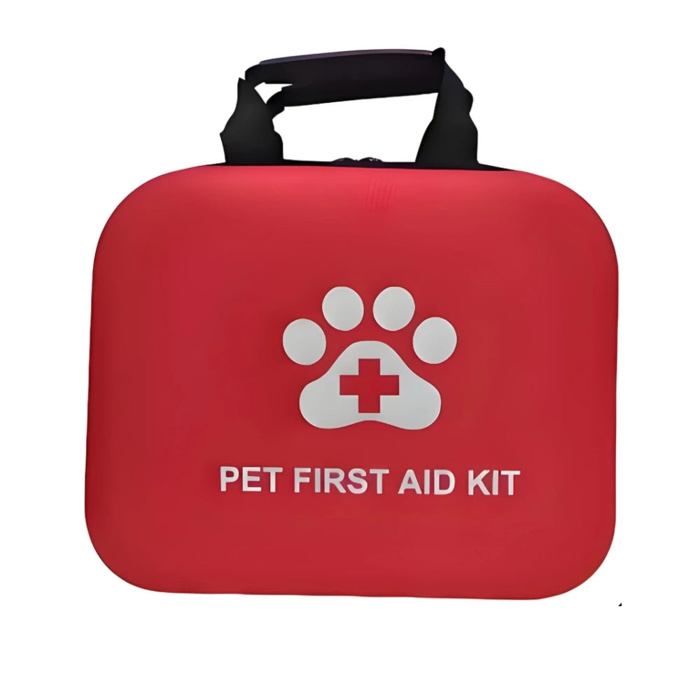 Portable EVA Pet First Aid Kit, Pet Emergency Care Kit, Cat and Dog Nail Clippers, Vehicle Pet Emergency Kit
