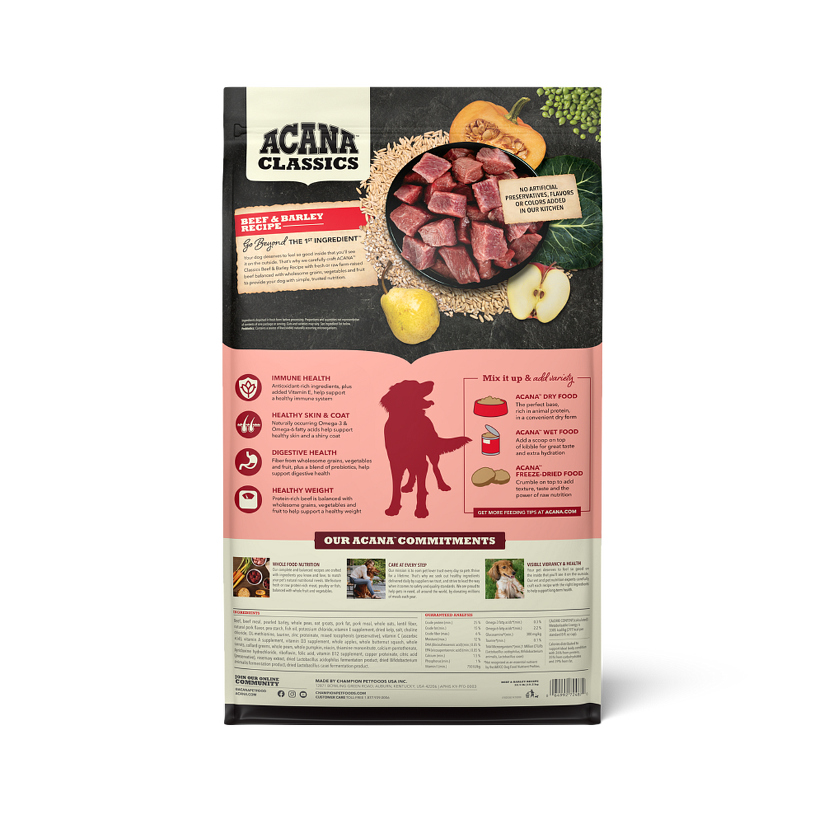 Premium Dog Food in Quebec | ACANA™ Beef & Barley Recipe - Maple Pets