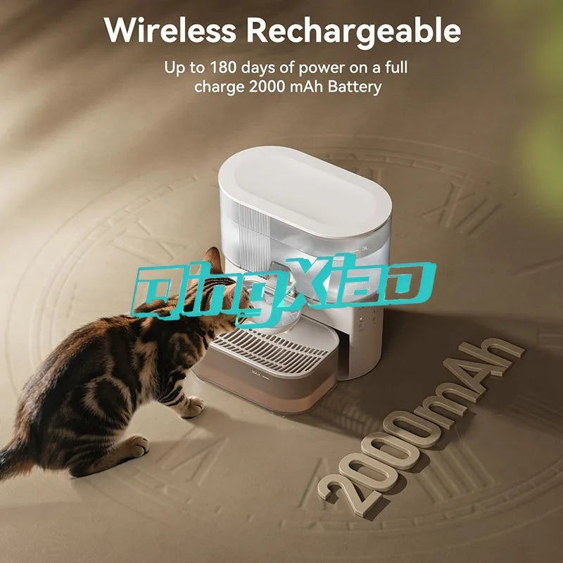 Ultra Silent Automatic Circulating Pet Water Dispenser Long Battery Life Tipping Bowl Design Gravity Flow Fresh Water Supply