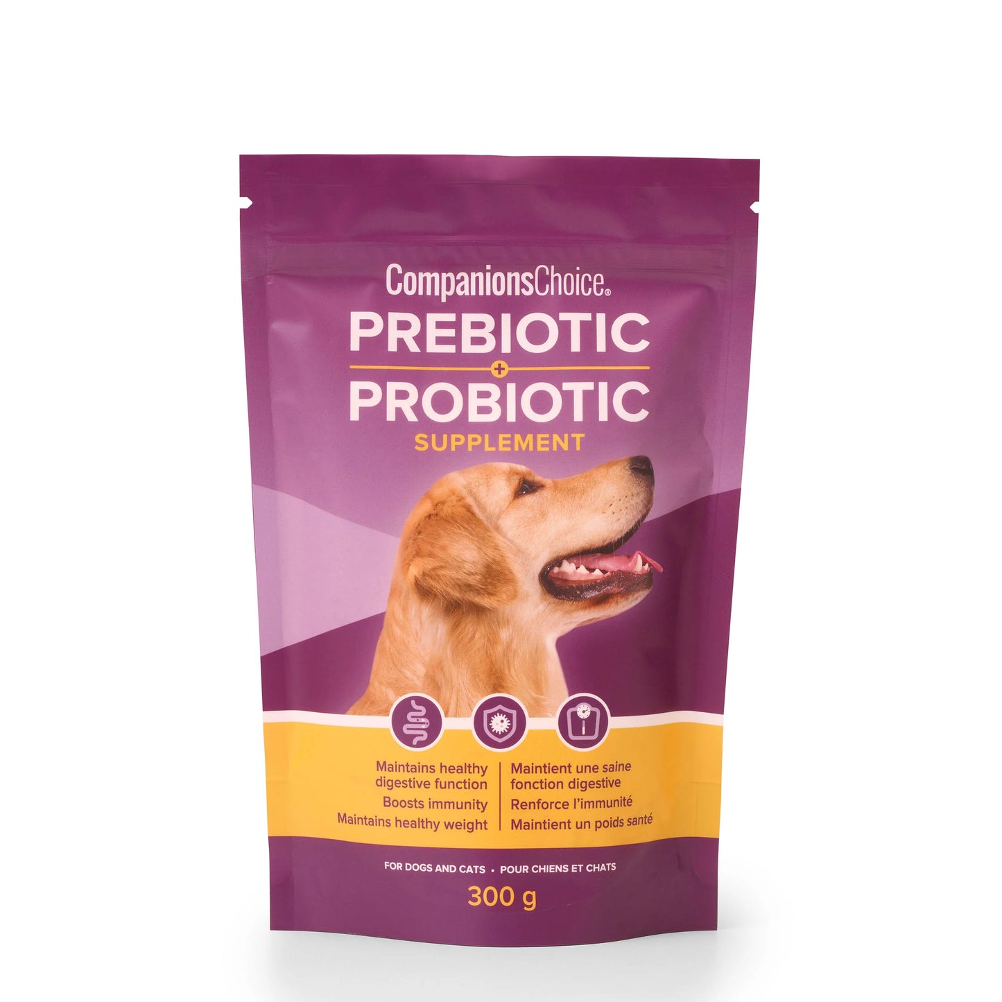 Best Pet Probiotics Near Me COMPANIONS CHOICE PREBIOTIC + PROBIOTIC POWDER - Maple Pets